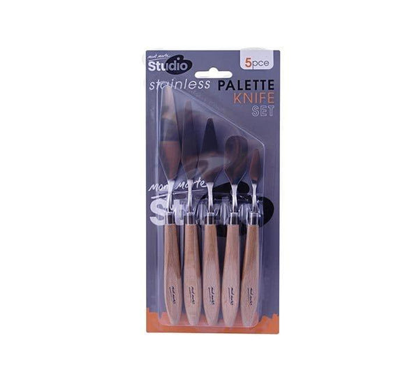 Mont Marte Studio Palette Knife Set 5pc - Plastic