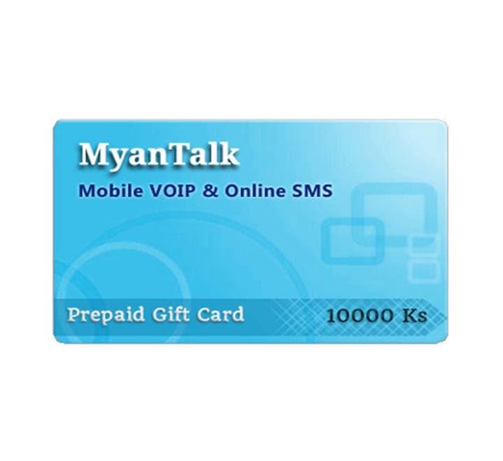 MyanTalk VOIP Card-10000 Ks, Prepaid Cards, MyanTalk - ICT.com.mm