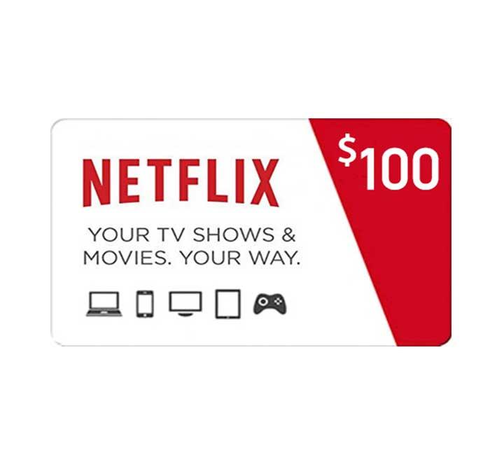 NETFLIX Movie Card $100 USD, Movie Gift Cards, Netflix - ICT.com.mm