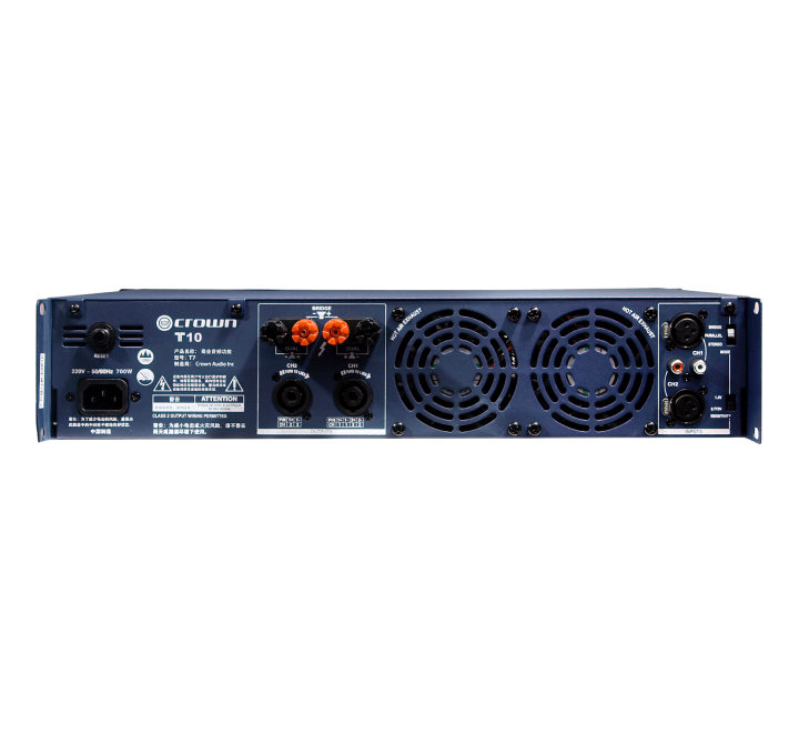 Crown T10 Dual Channel 1350W Amplifier, Receivers & Amplifiers, Crown - ICT.com.mm