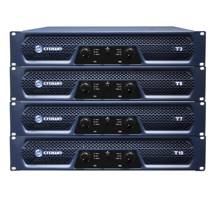 Crown T10 Dual Channel 1350W Amplifier, Receivers & Amplifiers, Crown - ICT.com.mm