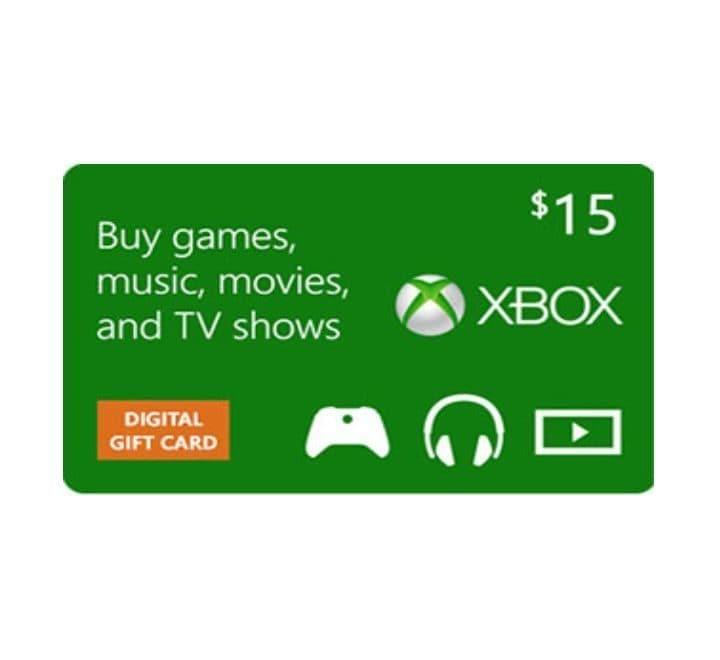 Xbox Gift Card $15 USD, Gaming Gift Cards, Xbox - ICT.com.mm