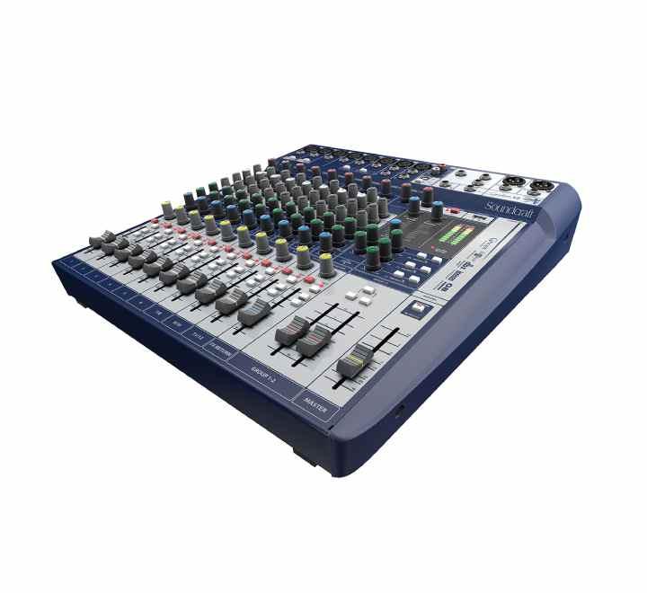 Soundcraft Signature 12 Channel Compact Analogue Mixer, Studio Recording Equipment, Soundcraft - ICT.com.mm