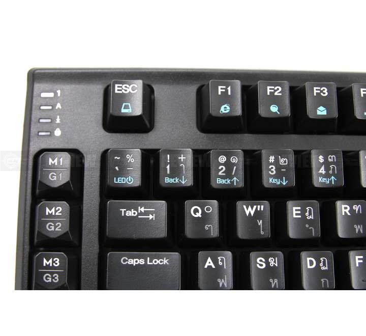 Pentagonz LUKWATA Dynamic Mechnical LED Switch Keyboard (Black), Keyboards, Pentagonz - ICT.com.mm