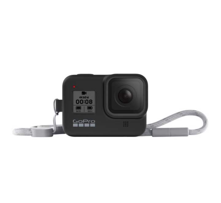 GoPro HERO8 Black Sleeve And Lanyard (Blackout), Camera Accessories, GoPro - ICT.com.mm