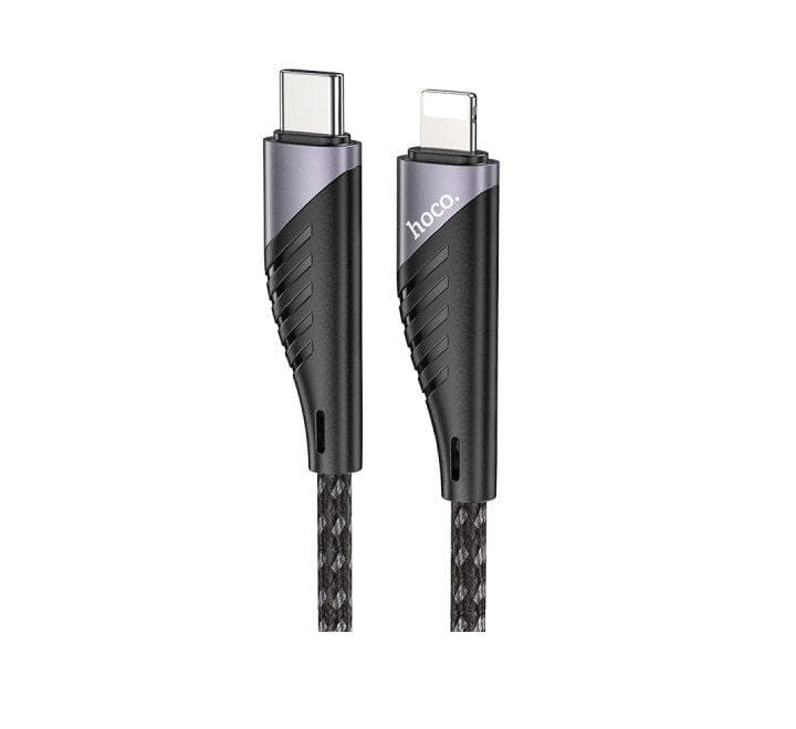 Hoco U95 Freeway Type-C To Lightning PD Charging Data Cable (Black)-29 - ICT.com.mm