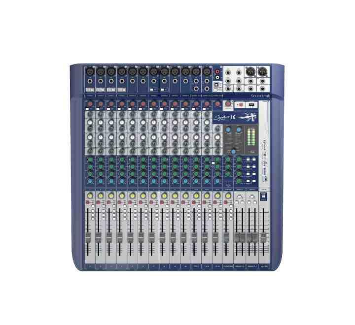 Soundcraft Signature 16 Channel Compact Analogue Mixer, Studio Recording Equipment, Soundcraft - ICT.com.mm