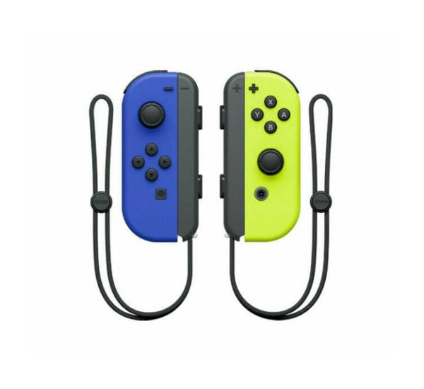 Neon yellow deals and blue joycons