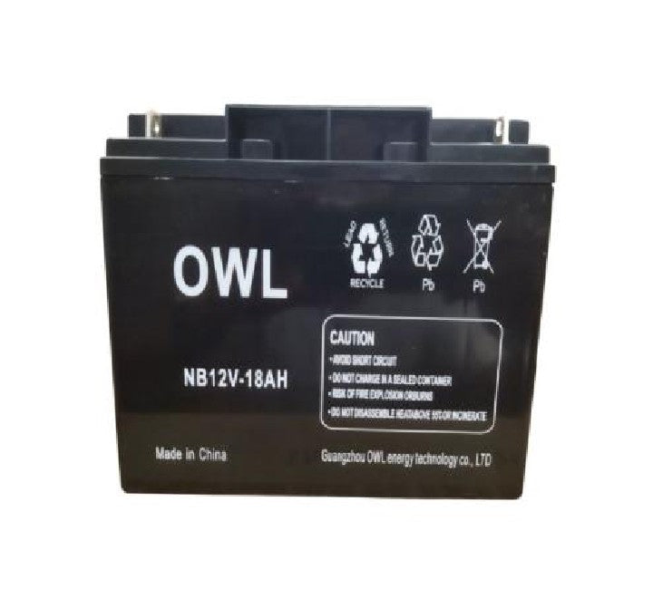 OWL NB12V-18AH Battery, UPS & Inverter Batteries, Unbranded - ICT.com.mm