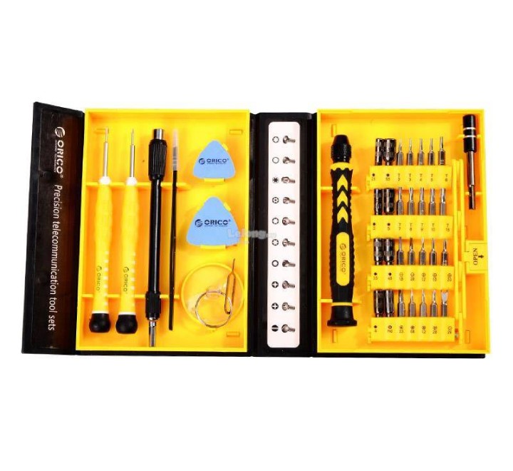 Orico ST2 Screwdriver Set 28in1 (Yellow), Tool Accessories, Orico - ICT.com.mm