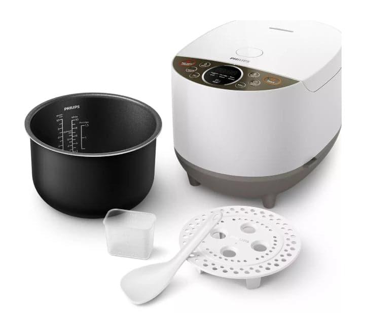 PHILIPS Rice Cooker HD4515/68 (White), Rice & Pressure Cookers, PHILIPS - ICT.com.mm