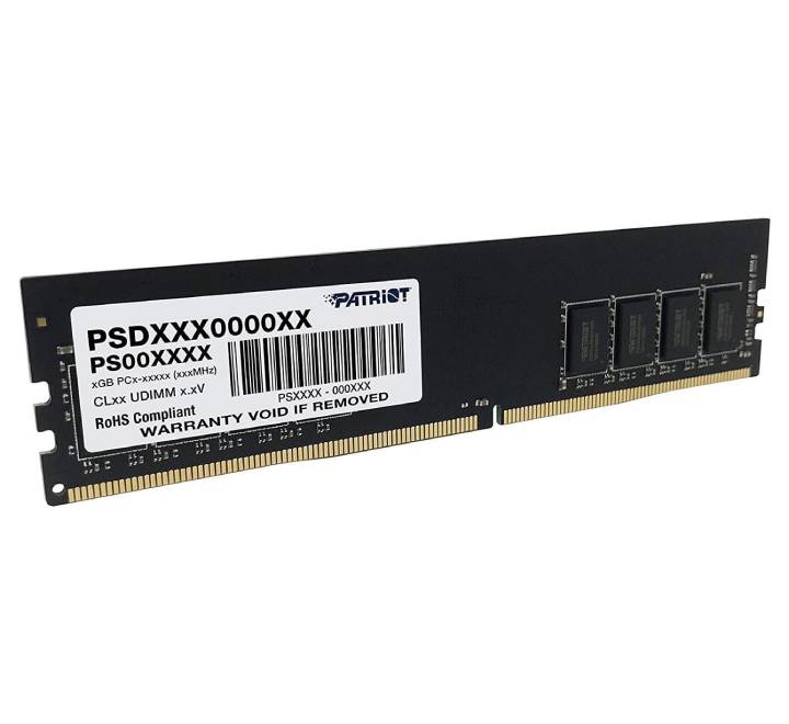Patriot 8GB Signature DDR4 2666MHz PC4-21300 UDIMM Memory Module (PSD48G266681), Desktop Memory, Patriot - ICT.com.mm