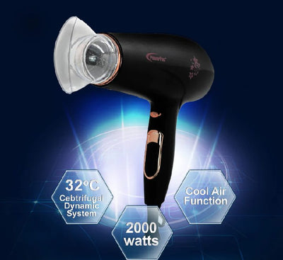 Powerpac PPH9030 Hair Dryer (Black), Hair Care, PowerPac - ICT.com.mm