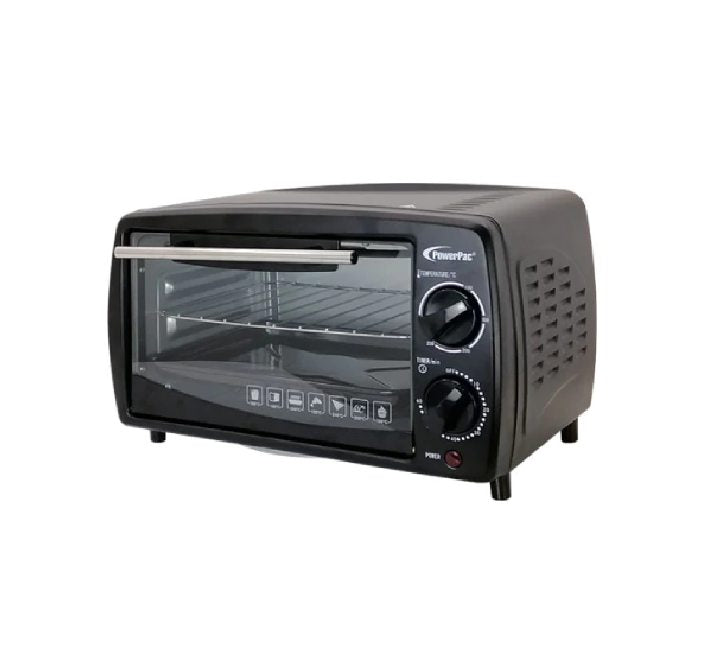 PowerPac PPT08 Electric Oven with Heat Selector 9L, Ovens, PowerPac - ICT.com.mm