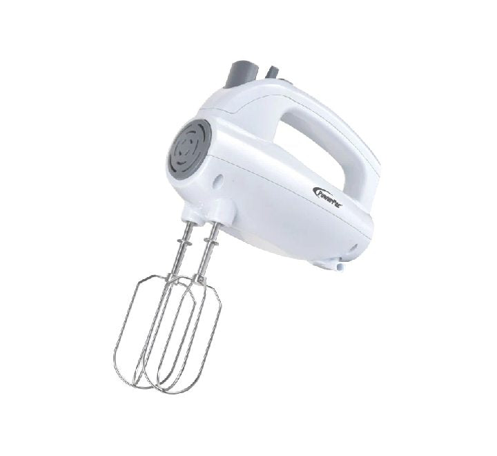 Powerpac PPHM308 Hand Mixer with Turbo (White), Mixers, PowerPac - ICT.com.mm