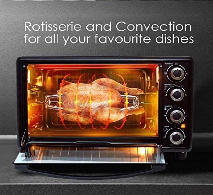 Powerpac PPT45 with Rotisserie & Convection Functions 45L, Ovens, PowerPac - ICT.com.mm