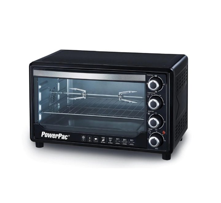 Powerpac PPT45 with Rotisserie & Convection Functions 45L, Ovens, PowerPac - ICT.com.mm