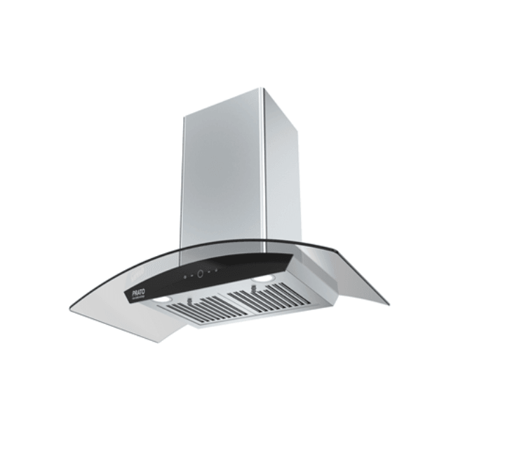 Prato 90cm Curved Glass Hood (PRT-KHD90CGT1), Range Hoods, Prato - ICT.com.mm