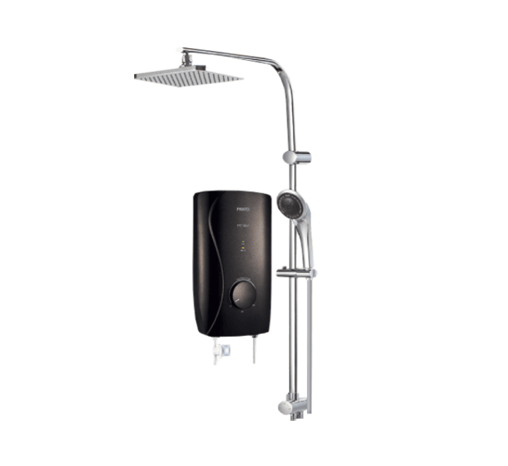 Prato Instant Heater PRT-S8EP with Pump and Rain Shower (Mocha), Water Heaters, Prato - ICT.com.mm