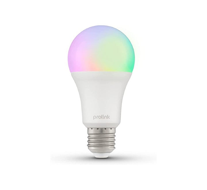 Prolink Smart Light Bulb 9W LED E27/ 900LM / 2700K-6500K / RGB (DS-3601), Smart Lighting, PROLiNK - ICT.com.mm