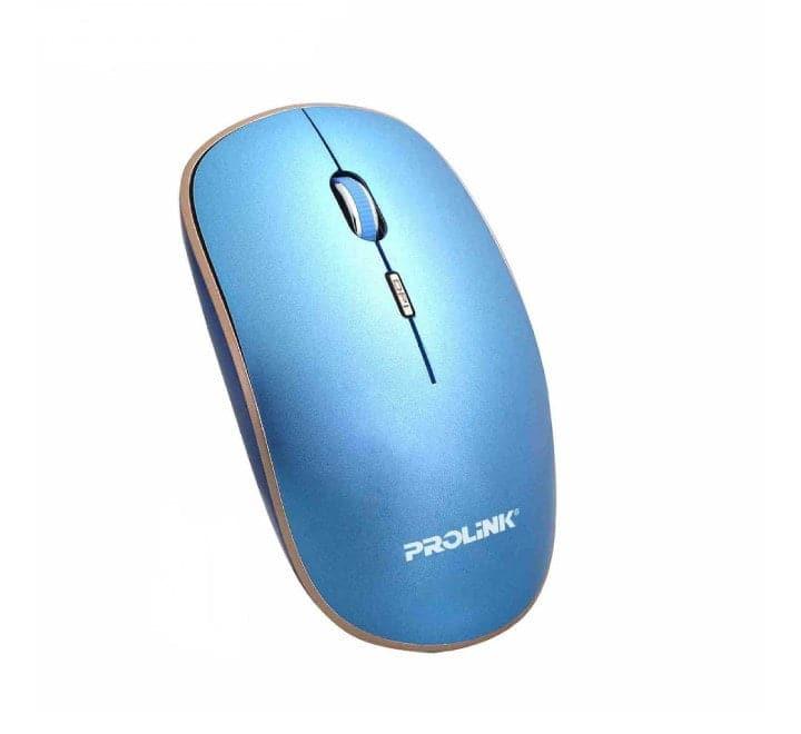 Prolink Wireless Optical Mouse PMW6006 (Blue/Gold) - ICT.com.mm