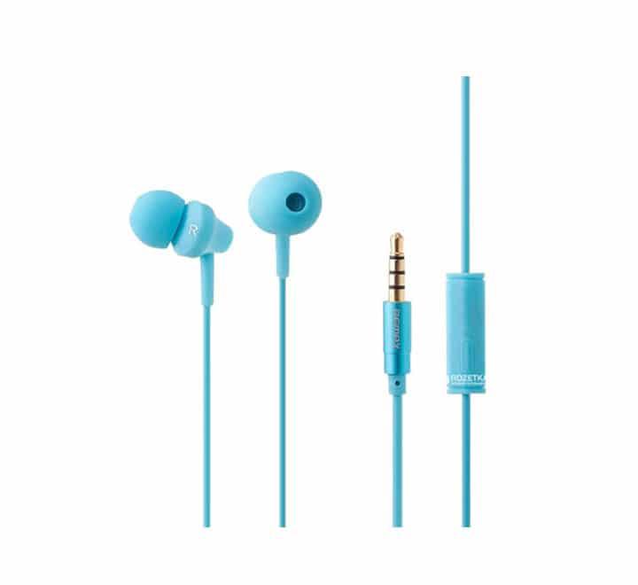 REMAX Earphone RM-501 (Blue), In-ear Headphones, Remax - ICT.com.mm