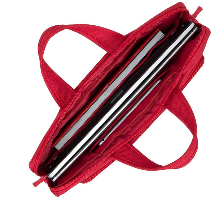 Rivacase ALPENDORF 7530 Red Laptop Canvas Shoulder Bag, Backpacks, Sleeves & Cases, Rivacase - ICT.com.mm