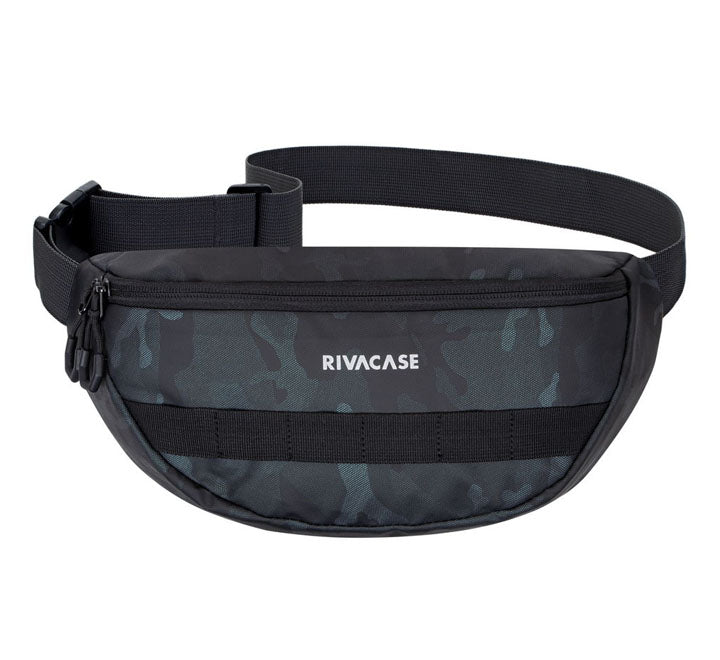 Rivacase SHERWOOD 7614 Navy camo Waist bag for mobile devices, Classic & Life Style Bags, Rivacase - ICT.com.mm