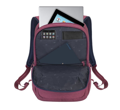 Rivacase SUZUKA 7760 Red Laptop Backpack, Backpacks, Sleeves & Cases, Rivacase - ICT.com.mm