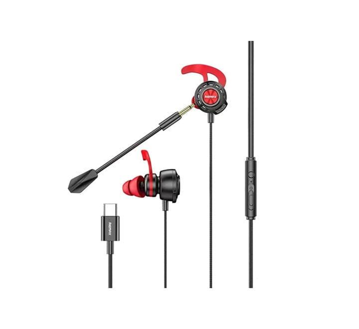 REMAX RM-755 Type C Gaming Earphone with Bass Booster Mic, Gaming Headsets, Remax - ICT.com.mm