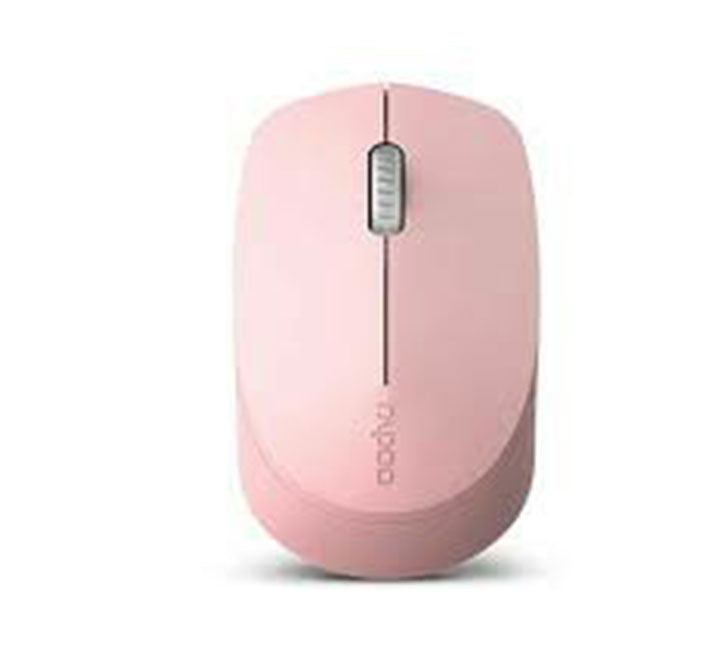 Rapoo M100 Silent Multi-Mode Wireless Mouse (Pink), Mice, RAPOO - ICT.com.mm