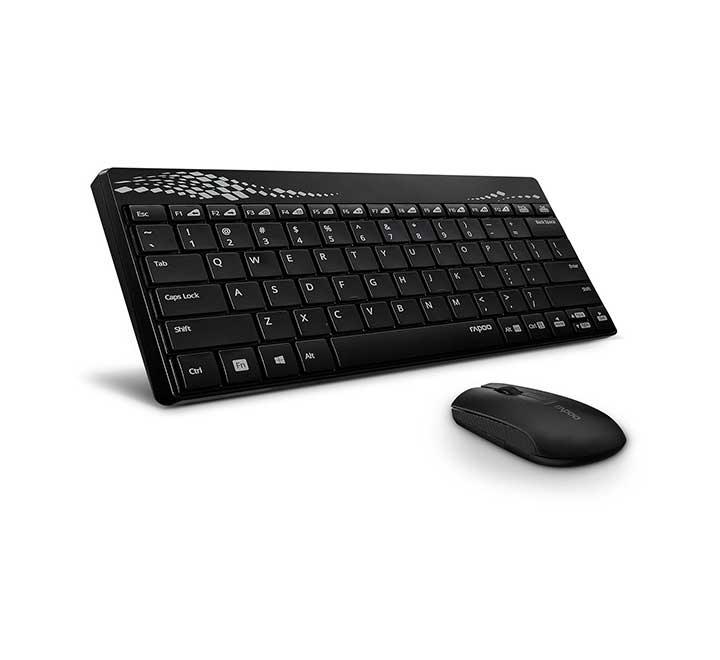 Rapoo Wireless Keyboard and Mouse Combo 8000M, Keyboard & Mouse Combo, RAPOO - ICT.com.mm
