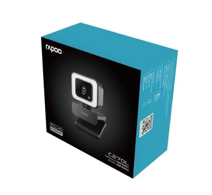 Rapoo C270L FHD 1080P Webcam, Webcams, RAPOO - ICT.com.mm