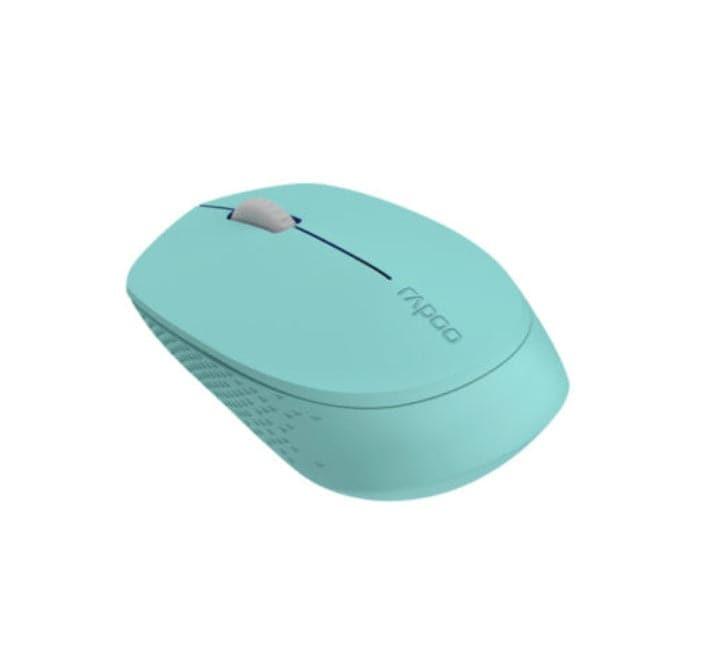 Rapoo M100 Silent Multi-Mode Wireless Mouse (Green), Mice, RAPOO - ICT.com.mm
