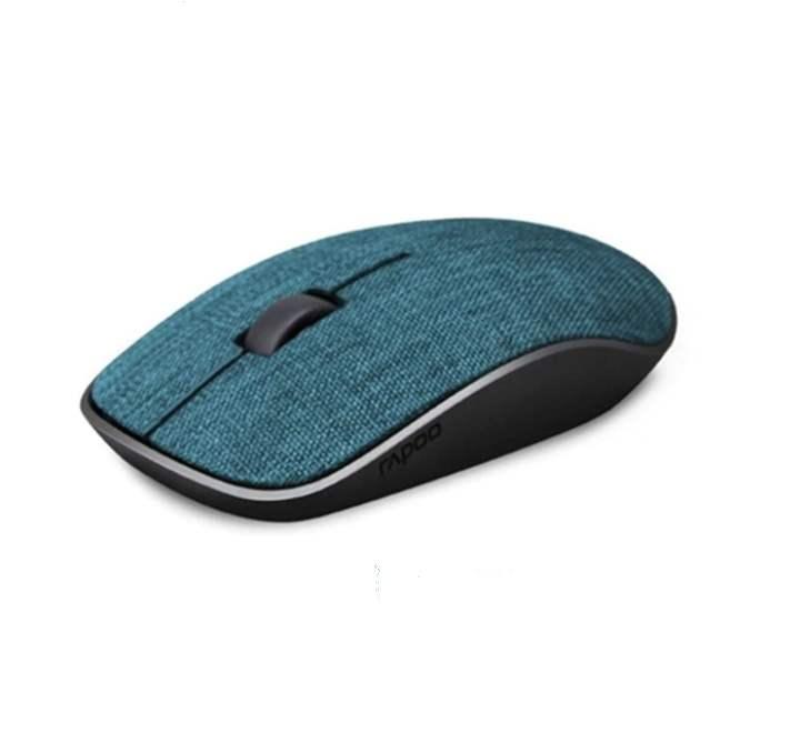 Rapoo Multi-Mode Silent Wireless Optical Fabric Mouse M200 Plus (Blue), Mice, RAPOO - ICT.com.mm