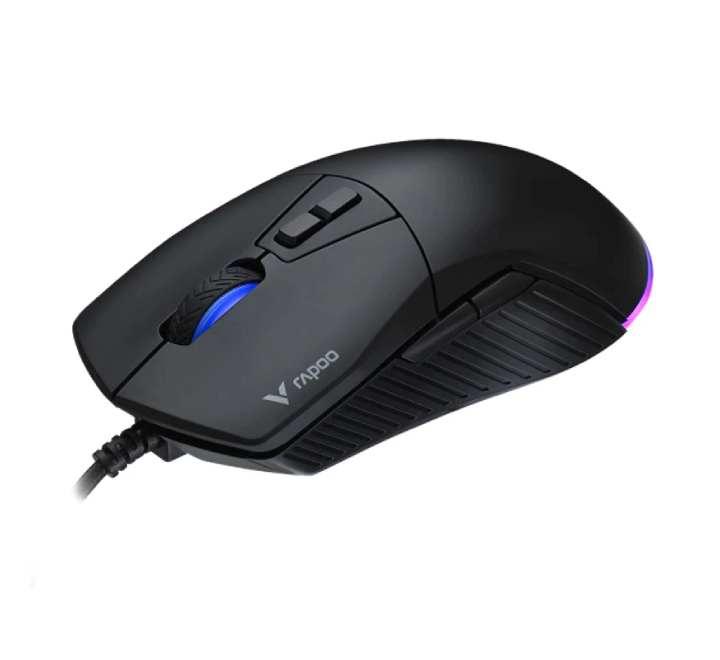 Rapoo V360 6200 DPI Wired Gaming Mouse (Black), Gaming Mice, RAPOO - ICT.com.mm
