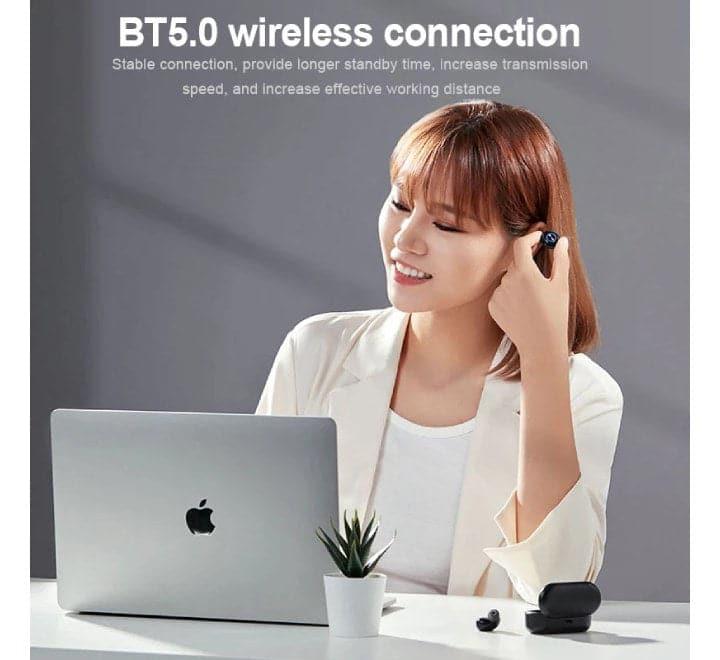 Rapoo i130 Bluetooth TWS Earphones (Black), Earbuds, RAPOO - ICT.com.mm