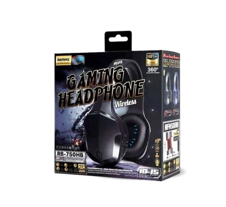REMAX RB-750HB Wireless EDR Gaming Headphone (Black), Headphones, Remax - ICT.com.mm