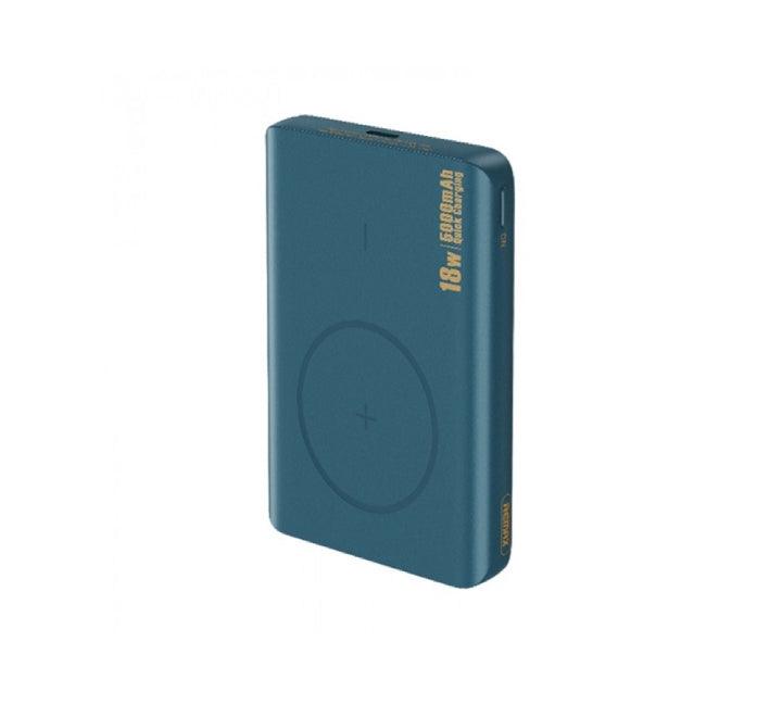 REMAX RPP-277 Chiuen Series PD 18W Magnetic Wireless Charging Power Bank (Blue), Power Banks, Remax - ICT.com.mm