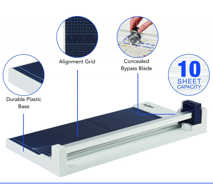 Rexel ClassicCut 1210P Trimmer, Paper Trimmers, Rexel - ICT.com.mm