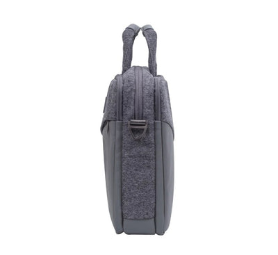 Rivacase 7930 gray sleek premium laptop briefcase with adjustable shoulder strap and tuck-away carry handles for professionals in Myanmar.
