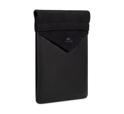 Rivacase Cardiff 8503 black canvas sleeve for MacBook Pro 14 and 13 inch laptops