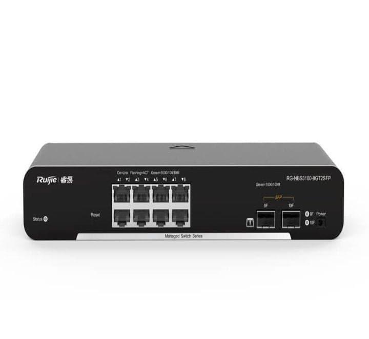 Ruijie RG-NBS3100-8GT2SFP-P Cloud Managed Switch, Managed Switches, Ruijie - ICT.com.mm