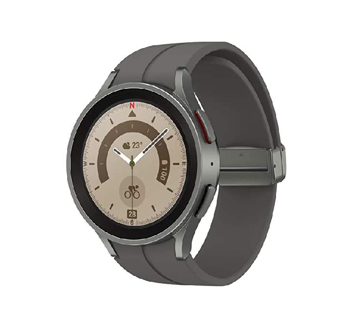 Samsung Galaxy Watch 5 Pro Bluetooth Titanium Gray (45mm), Smart Watches, Samsung - ICT.com.mm