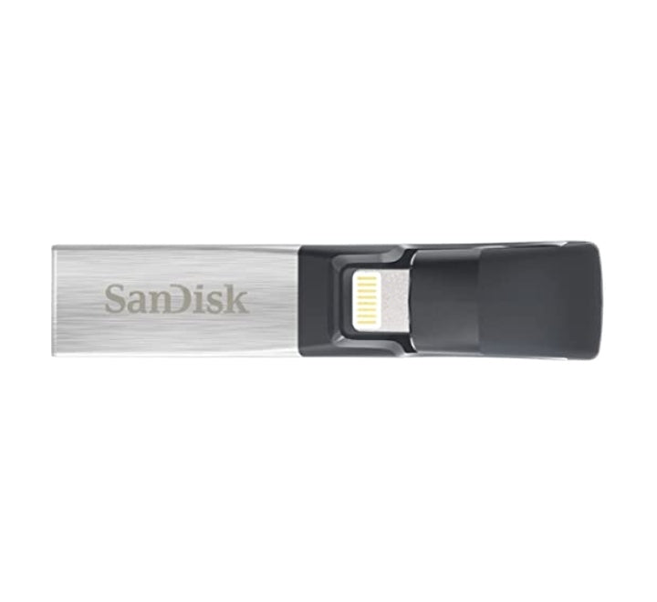 SanDisk SDIX30N-256G-PN6NN 256GB iXpand Flash Drive (Black/Silver), USB Flash Drives, SanDisk - ICT.com.mm