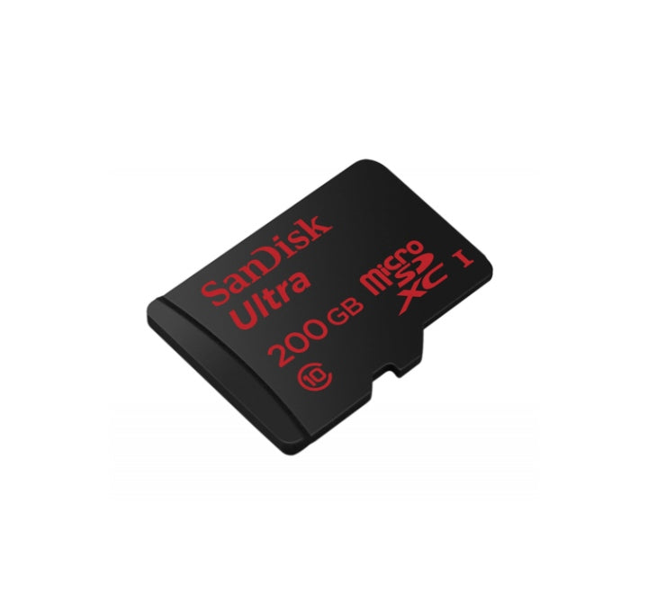 SanDisk Ultra 200GB Micro SD SDSDQUAN-200G-G4A, Flash Memory Cards, SanDisk - ICT.com.mm