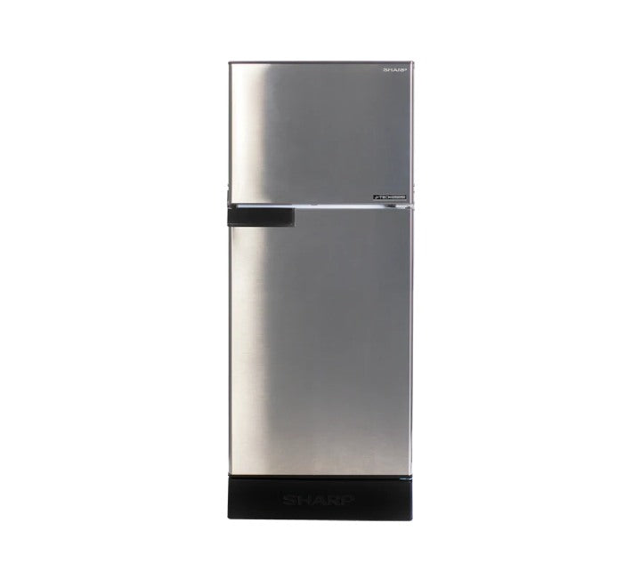 Sharp 2 Door J-Tech Inverter Refrigerator 190 Liters Silver (SJ-209MS), Refrigerators, SHARP - ICT.com.mm