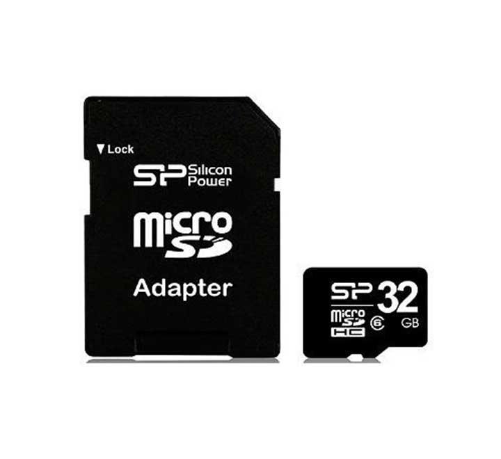 Silicon Power 32GB Micro SD Card (Class 10), Flash Memory Cards, Silicon Power - ICT.com.mm