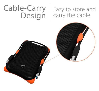 Silicon Power Storage Hard Drive Armor A30 (2TB), Portable Drives HDDs, Silicon Power - ICT.com.mm