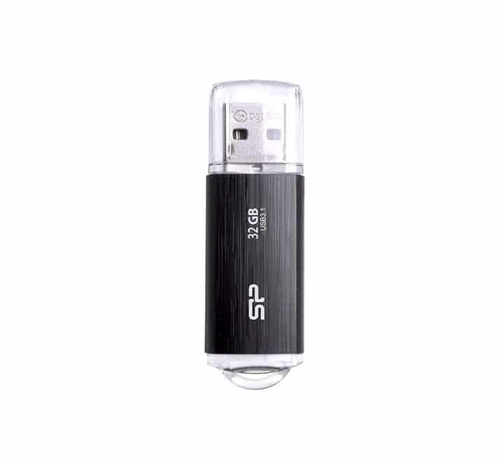 Silicon Power Blaze B02 Flash Drive 32GB (Black), USB Flash Drives, Silicon Power - ICT.com.mm